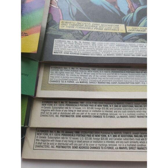 MARVEL X FORCE COMIC BUNDLE x4 - Picture 8 of 8